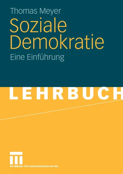 Обложка книги Soziale Demokratie. Eine Einfuhrung, Thomas Meyer