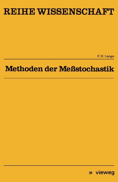 Обложка книги Methoden der Messstochastik, Franz H. Lange