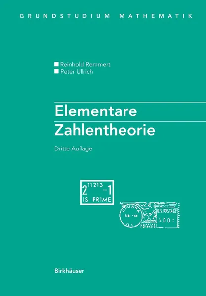 Обложка книги Elementare Zahlentheorie, Reinhold Remmert, Peter Ullrich