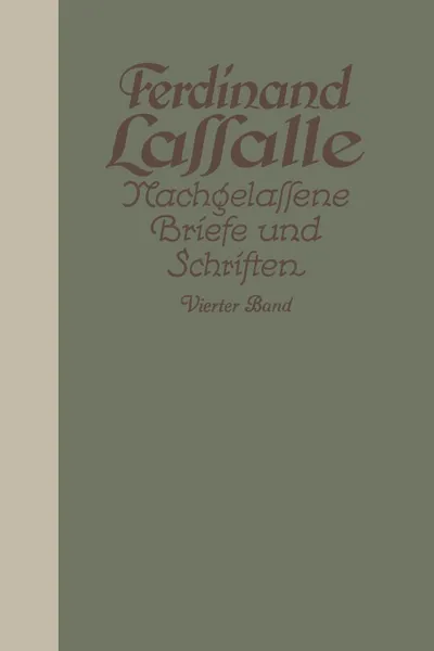 Обложка книги Lassalles Briefwechsel mit Grafin Sophie von Hat.feldt, Ferdinand Lassalle, Gustav Mayer