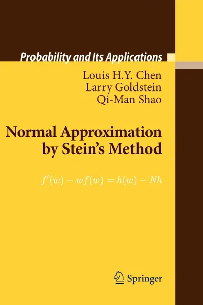 Обложка книги Normal Approximation by Stein.s Method, Louis H.Y. Chen, Larry Goldstein, Qi-Man Shao