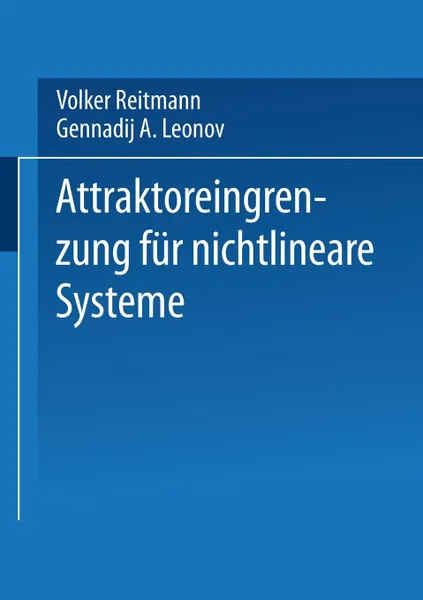 Обложка книги Attraktoreingrenzung fur nichtlineare Systeme, Volker Reitmann