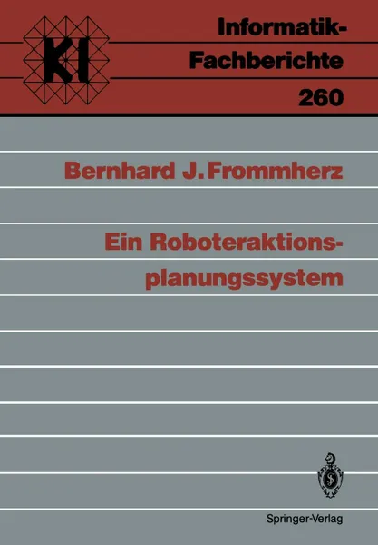 Обложка книги Ein Roboteraktions-planungssystem, Bernhard J. Frommherz