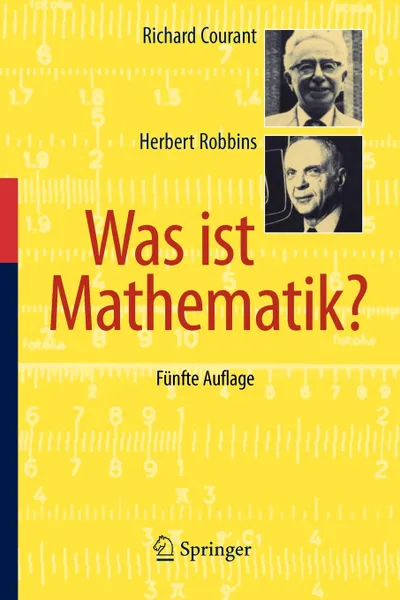 Обложка книги Was ist Mathematik., Richard Courant, Herbert Robbins