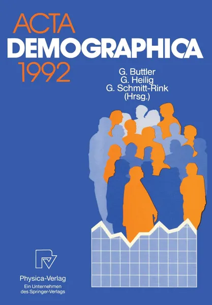 Обложка книги Acta Demographica 1992, Günter Buttler, Gerhard Heilig, Gerhard Schmitt-Rink