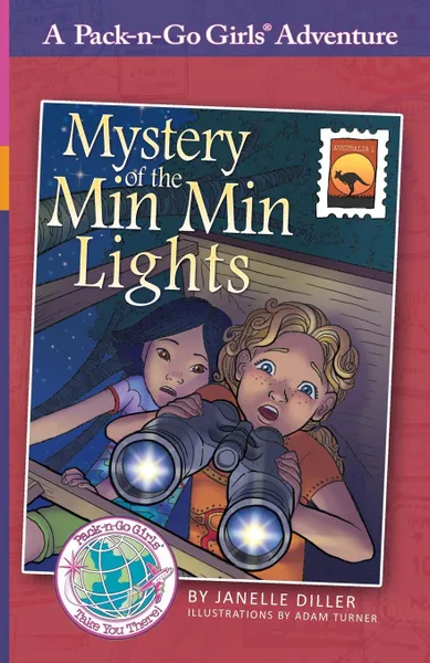 Обложка книги Mystery of the Min Min Lights. Australia 1, Janelle Diller