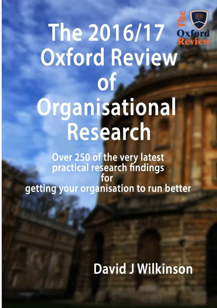 Обложка книги The Oxford Review Annual 2016/17, David J Wilkinson