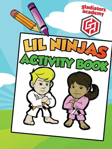 Обложка книги Lil Ninjas Activity Book, Artigue Josh