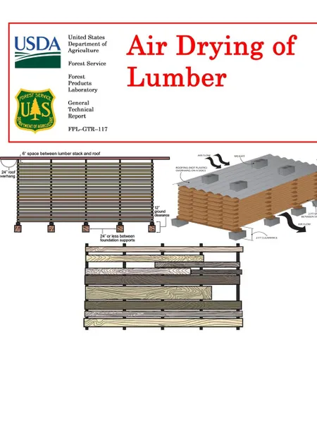 Обложка книги Air Drying of Lumber, United States Department of Agriculture