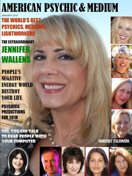 Обложка книги American Psychic . Medium Magazine, January 2018, Maximillien de Lafayette