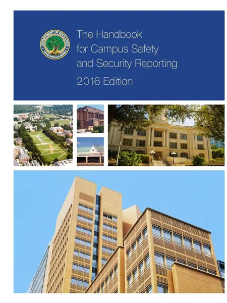 Обложка книги The Handbook for Campus Safety and Security Reporting - 2016 Edition, U.S. Department of Education