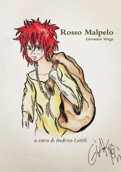 Обложка книги Rosso Malpelo, Giovanni Verga