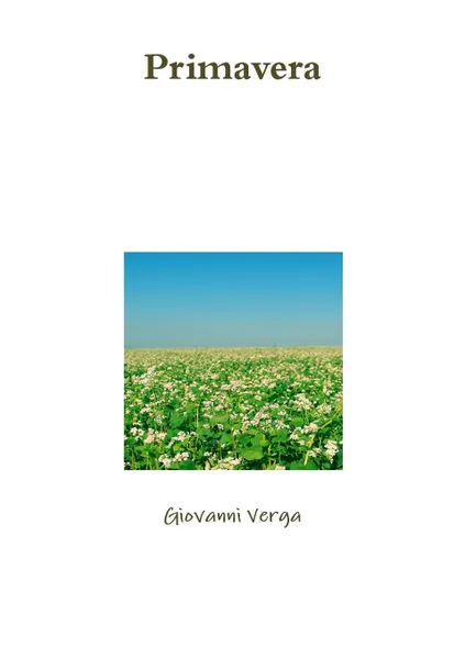 Обложка книги Primavera, Giovanni Verga