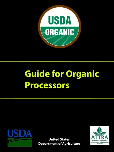 Обложка книги Guide for Organic Processors, U.S. Department of Agriculture