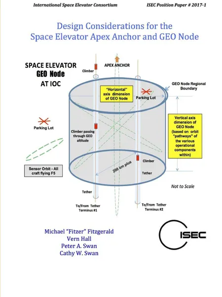 Обложка книги Design Considerations for the Space Elevator Apex Anchor and GEO Node, Peter Swan