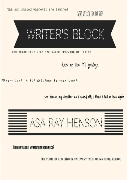 Обложка книги Writer.s Block, Asa Ray Henson