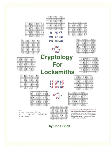 Обложка книги Cryptology For Locksmiths, Don OShall