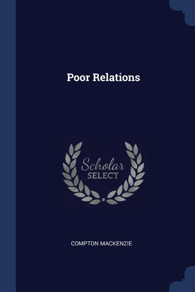 Обложка книги Poor Relations, Compton Mackenzie