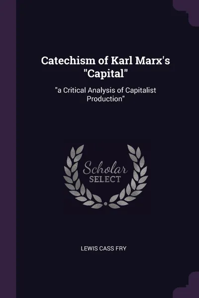 Обложка книги Catechism of Karl Marx.s 