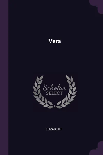 Обложка книги Vera, Elizabeth