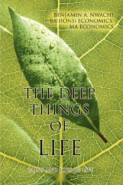 Обложка книги The Deep Things of Life. Pains and Joys of Life, Benjamin A. Nwachi