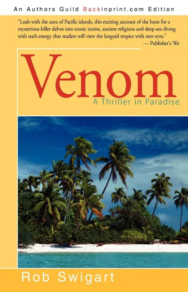 Обложка книги Venom. A Thriller in Paradise, Rob Swigart