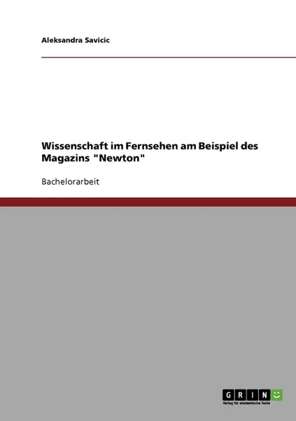 Обложка книги Wissenschaft im Fernsehen am Beispiel des Magazins 