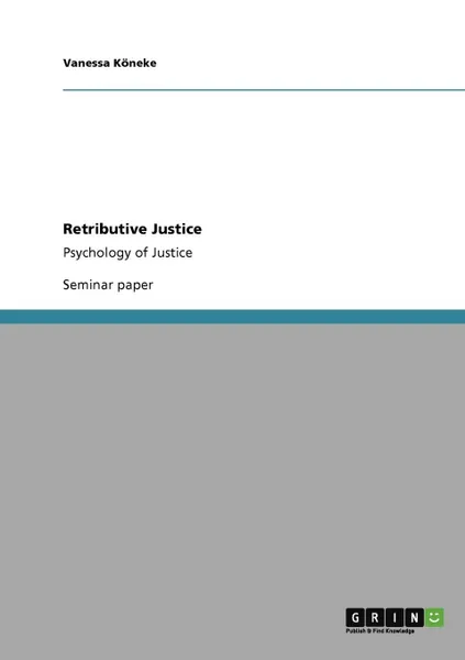 Обложка книги Retributive Justice, Vanessa K. Neke, Vanessa Koneke