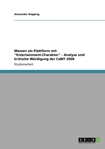 Обложка книги Messen als Plattform mit 