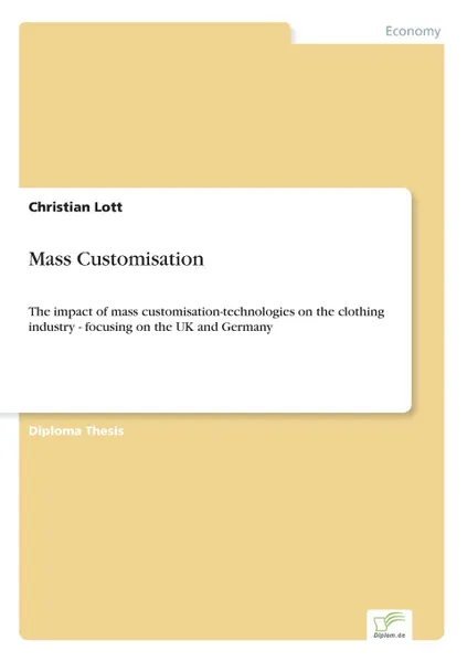 Обложка книги Mass Customisation, Christian Lott