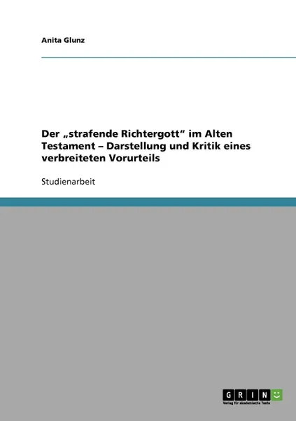 Обложка книги Der .strafende Richtergott
