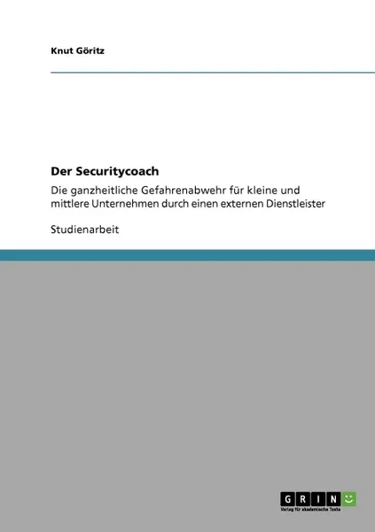 Обложка книги Der Securitycoach, Knut Göritz