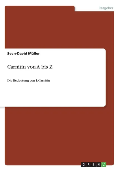 Обложка книги Carnitin von A bis Z, Sven-David Müller