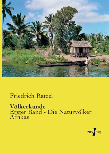 Обложка книги Volkerkunde, Friedrich Ratzel