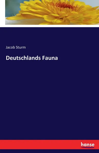 Обложка книги Deutschlands Fauna, Jacob Sturm