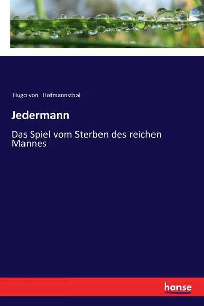 Обложка книги Jedermann, Hugo von Hofmannsthal