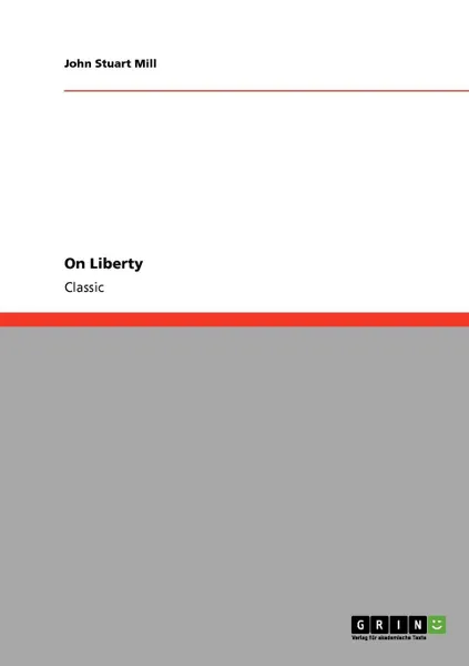 Обложка книги On Liberty, John Stuart Mill