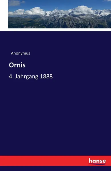 Обложка книги Ornis, Anonymus