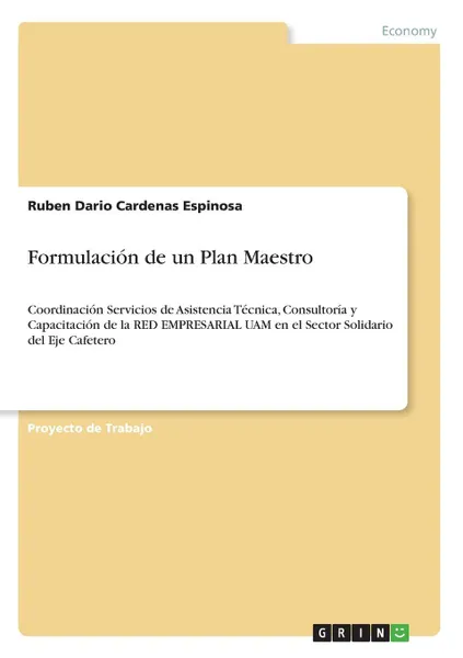 Обложка книги Formulacion de un Plan Maestro, Ruben Dario Cardenas Espinosa