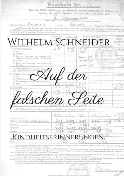 Обложка книги Auf der falschen Seite, Wilhelm Schneider