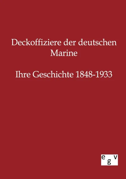 Обложка книги Deckoffiziere Der Deutschen Marine, Ohne Autor