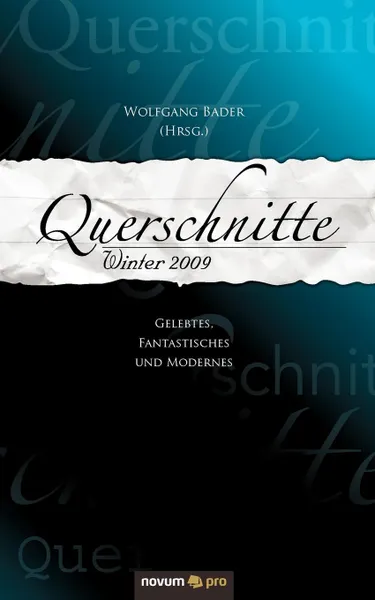 Обложка книги Querschnitte Winter 2009, Wolfgang Ing Bader