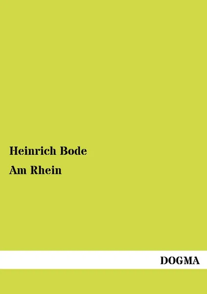 Обложка книги Am Rhein, Heinrich Bode