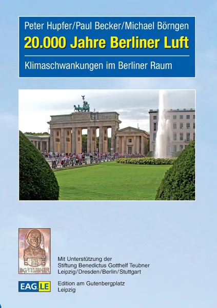 Обложка книги 20.000 Jahre Berliner Luft, Peter Hupfer, Paul Becker, Michael Börngen