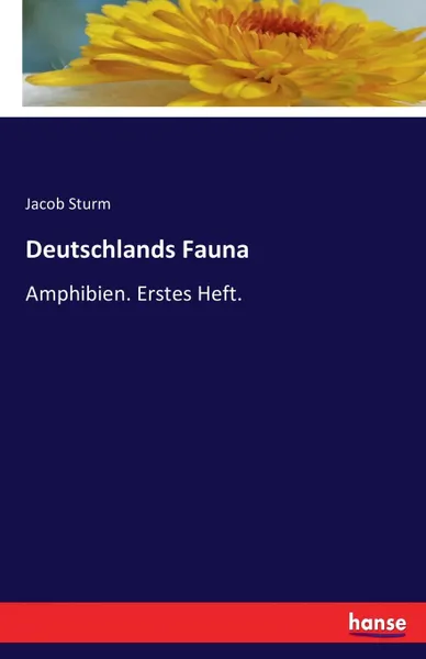 Обложка книги Deutschlands Fauna, Jacob Sturm