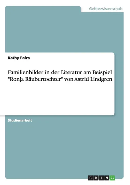 Обложка книги Familienbilder in der Literatur am Beispiel 