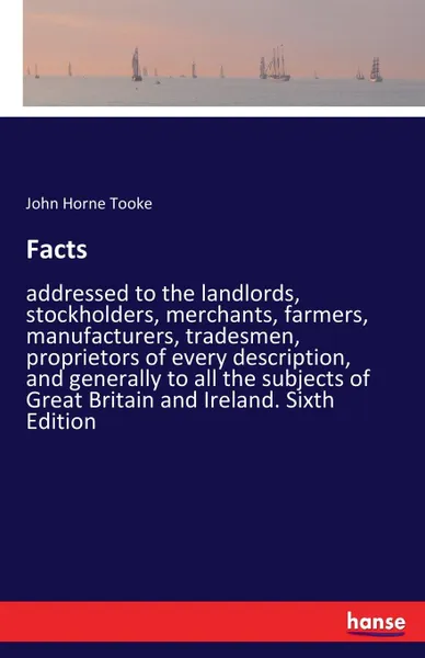 Обложка книги Facts, John Horne Tooke