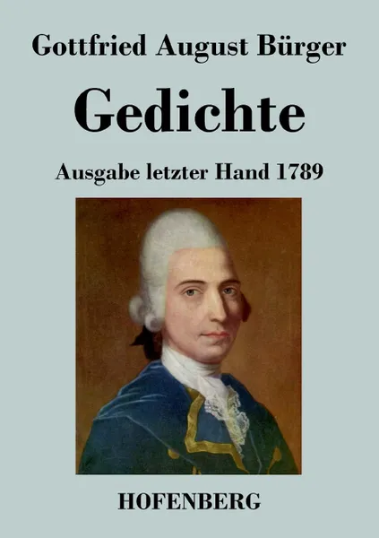 Обложка книги Gedichte, Gottfried August Bürger