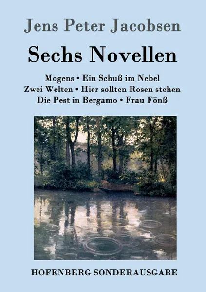 Обложка книги Sechs Novellen, Jens Peter Jacobsen