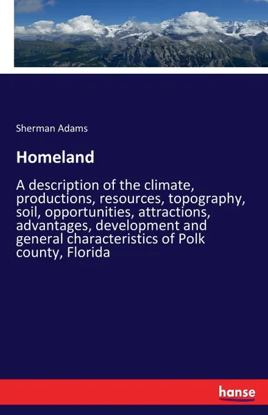 Обложка книги Homeland, Sherman Adams